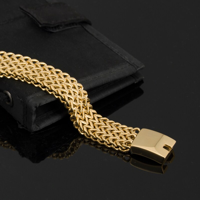 Bracelet de rappeur DJ pour hommes, bijoux de luxe, couleur or, en acier inoxydable, dubaï, à portée de main, accessoires, 8.7, 9.4, 2022