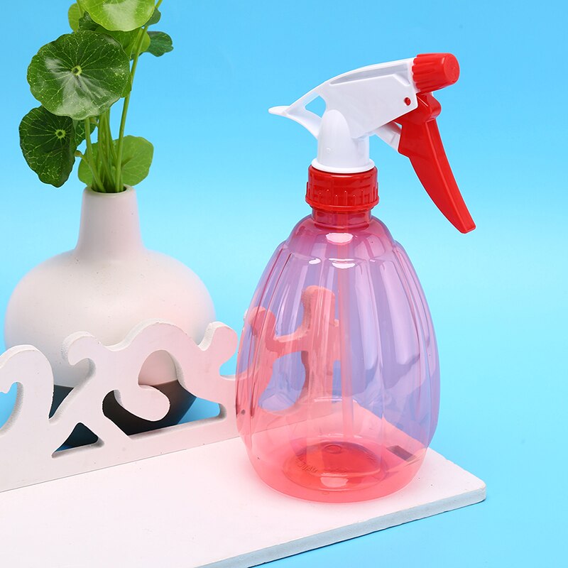 500ml genomskinlig plast tom sprayflaska handtryck spray vattenkokare