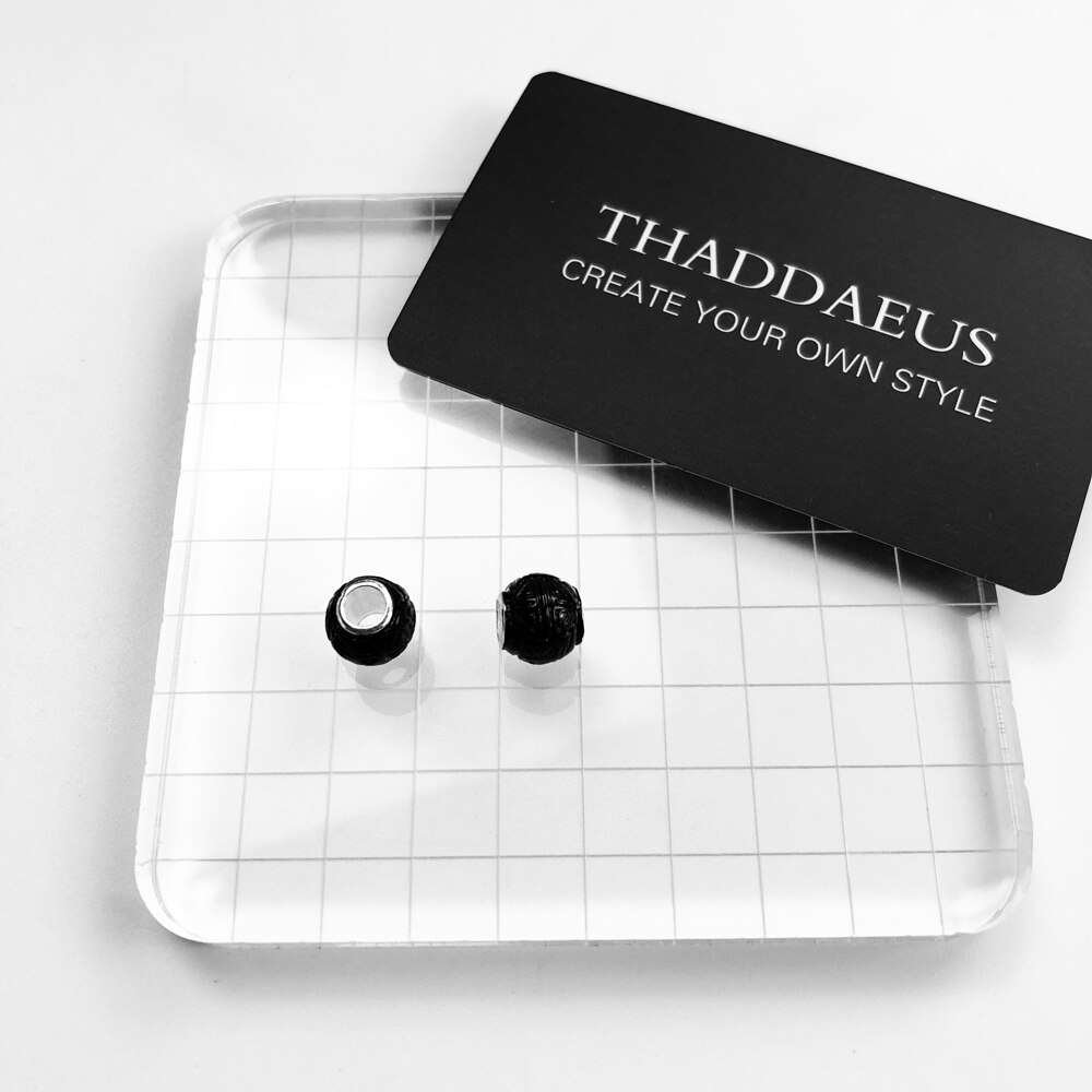 Koraliki szanghaj, 925 szterling srebro czarny uroki pasuje bransoletka europa naszyjnik azjatyckie prezent akcesoria biżuteryjne dla kobiet i mężczyzn