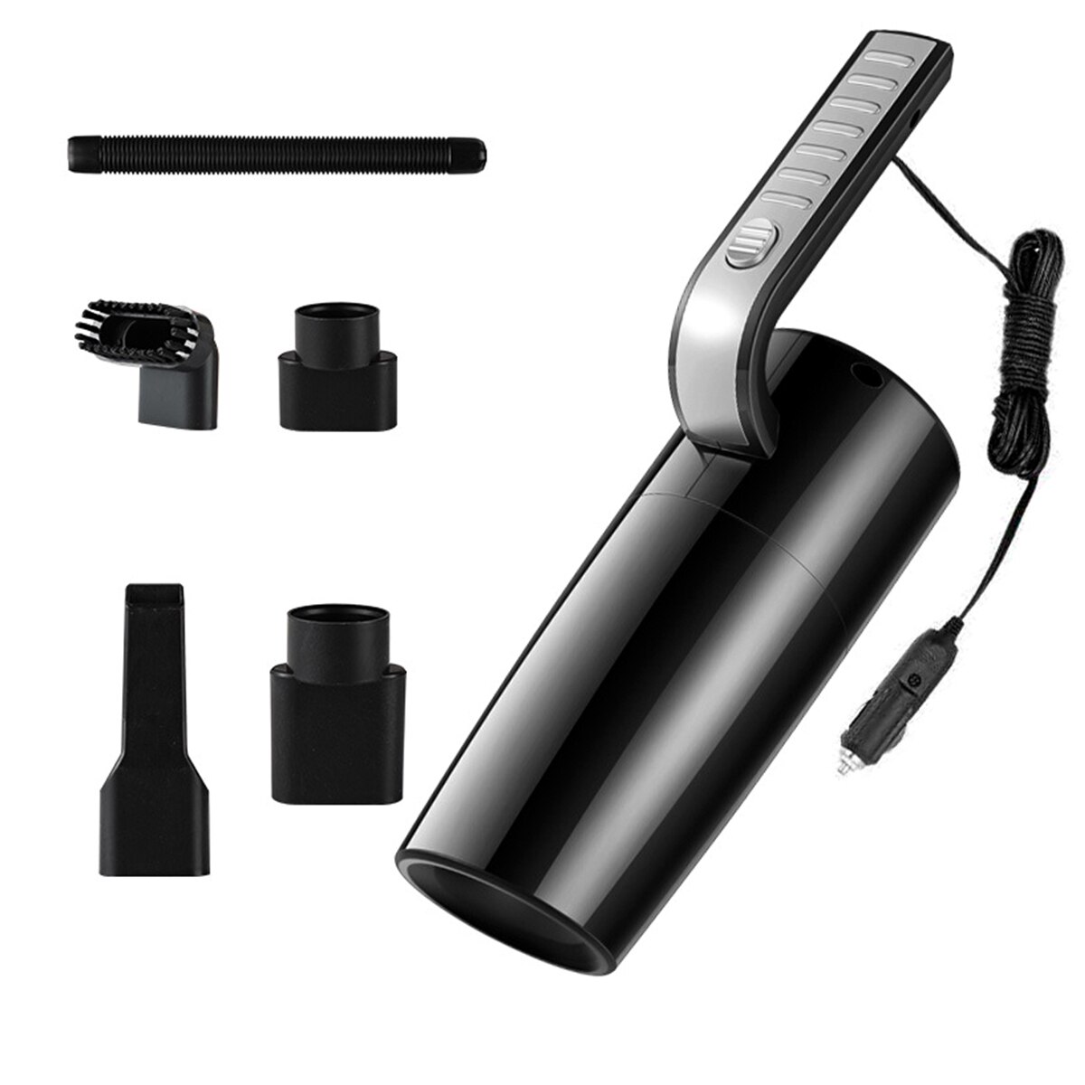Handheld Vacuum Powerful Cyclone Suction Car Vacuum Cleaner Wet Dry Auto Portable For Car Home Pet Hair Cleaner 6500PA 120W: Gray
