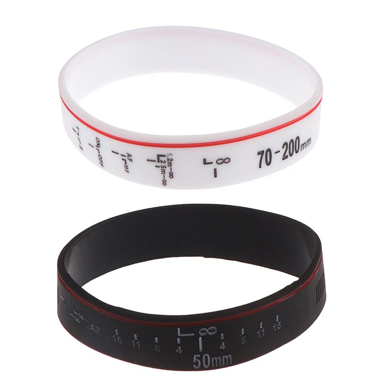 1 Pc Camera Lens Polsband Fotograaf Band Armband Lens Zoom Voor Camera Siliconen