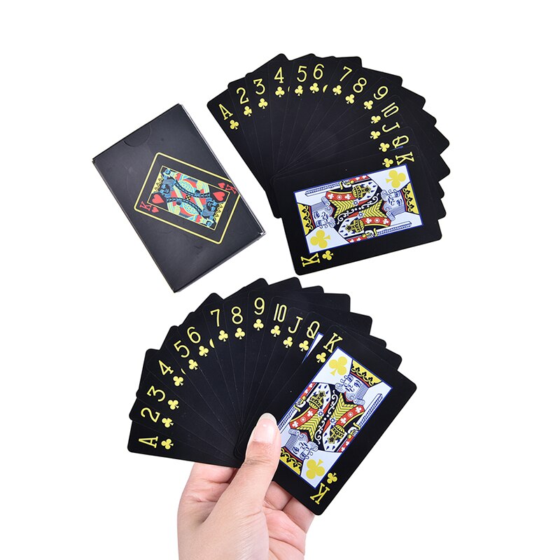 1 Juego de cartas de plástico PVC resistente al agua, Pure, tablero de naipes