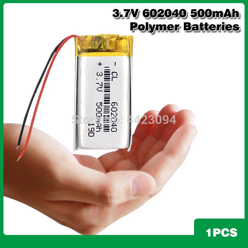 602040 litowo-polimerowy akumulator litowo-polimerowy 3.7V 500mAh bateria zastępcza li-ion komórki Lipo do głośnika Bluetooth