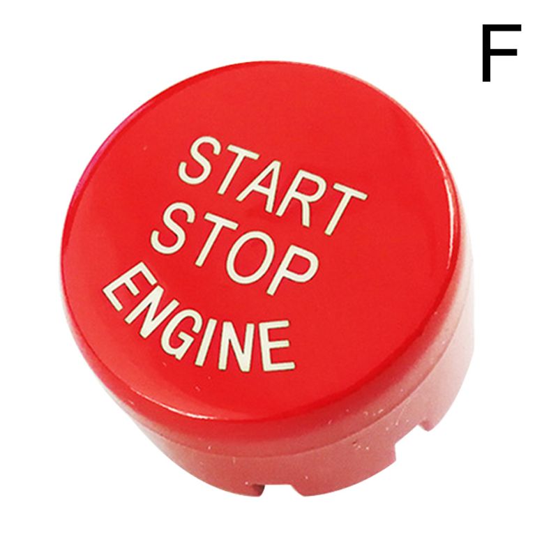 Start stopp motor tryckknapp brytare lock en knapp start röd knapp modifierad inredning för  x1 x3 x5: F