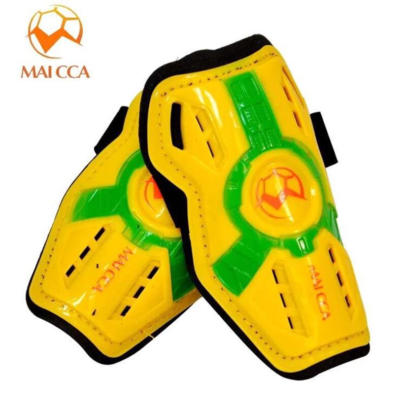 Maicca footbal shin guard crianças profissional caneleiras crianças luz protetor de perna spile macio esportes guarda futebol caneleiras guardas