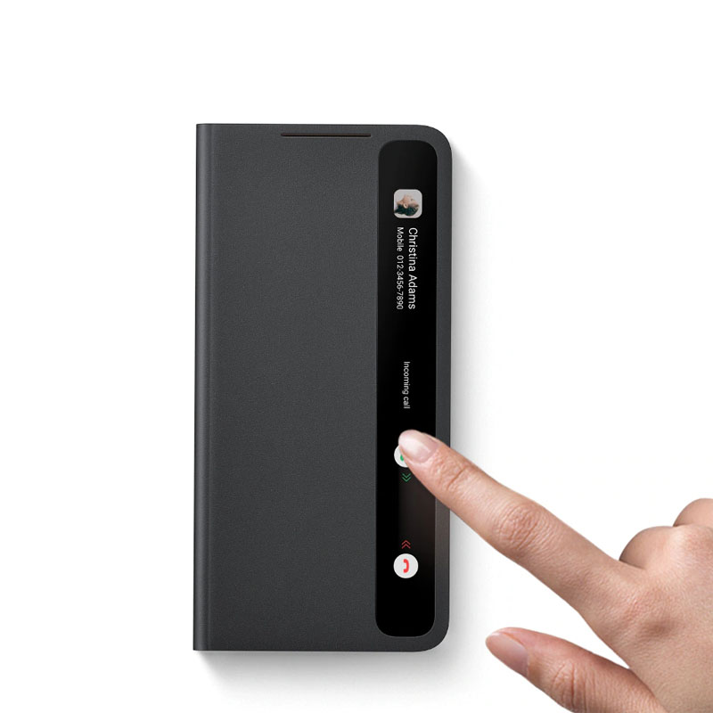 etui z klapką robić Samsung S21 ultra lustro sprytny pogląd galaktyka S21 / S21 plus /5G etui doprowadziło na telefon S-pogląd EF-ZG998