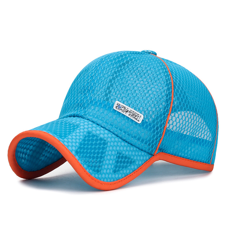 Outdoor Sports Hat Cap Quick Dry Outdoor Children Summer Camping Sun Hat Casquette Chapeu Hollow Mesh Caps for Girl Boy