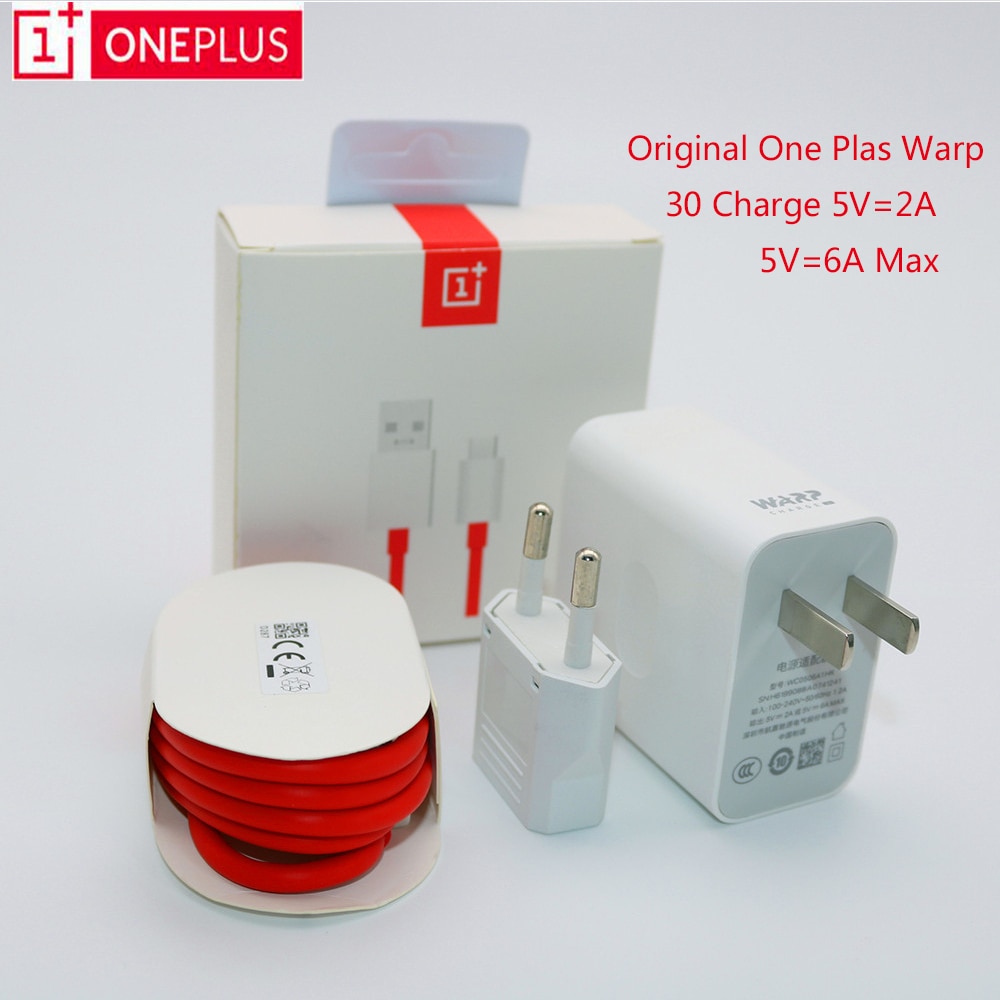 Original OnePlus Kette Ladung 30 Energie Adapter Kette 30W UNS Ladegerät 5V6A MAX Typ C/USB Kabel Schnell ladung 30W Für OnePlus 7 Profi