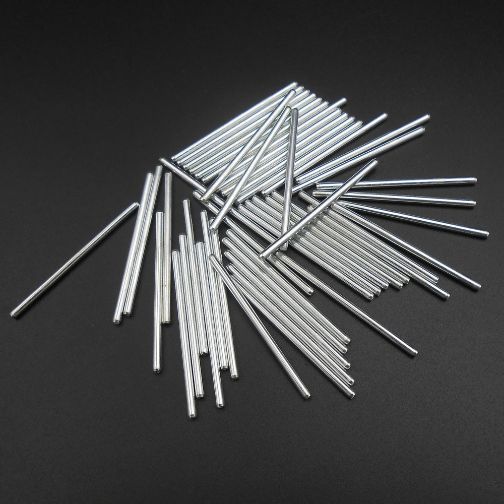 50Pcs/Lot 2MM M2 Iron Shaft Gear Wheel Pulley Axle Galvanize 14MM 20MM 25MM 30MM 40MM 50MM 60MM 70MM 75MM 80MM 90MM 100MM 130MM