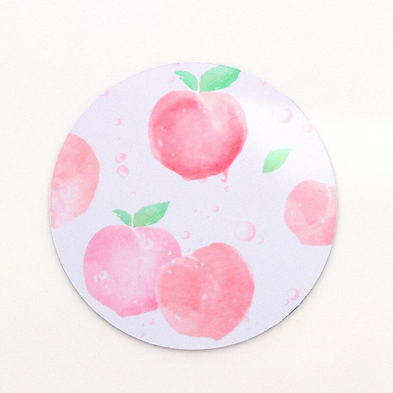 Kawaii Round Celestial Mouse Pad Soft Mat For Game Computer Cap Desk Mat Pads Non-Slip Rubbe PC Waterproof Office MousePad 22cm: 22x22cm 08