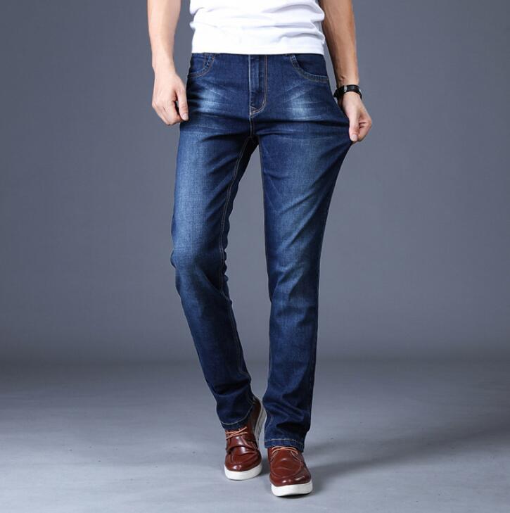 Business Straight Jeans Stretch Denim Men Jeans Denim Pants On Sales