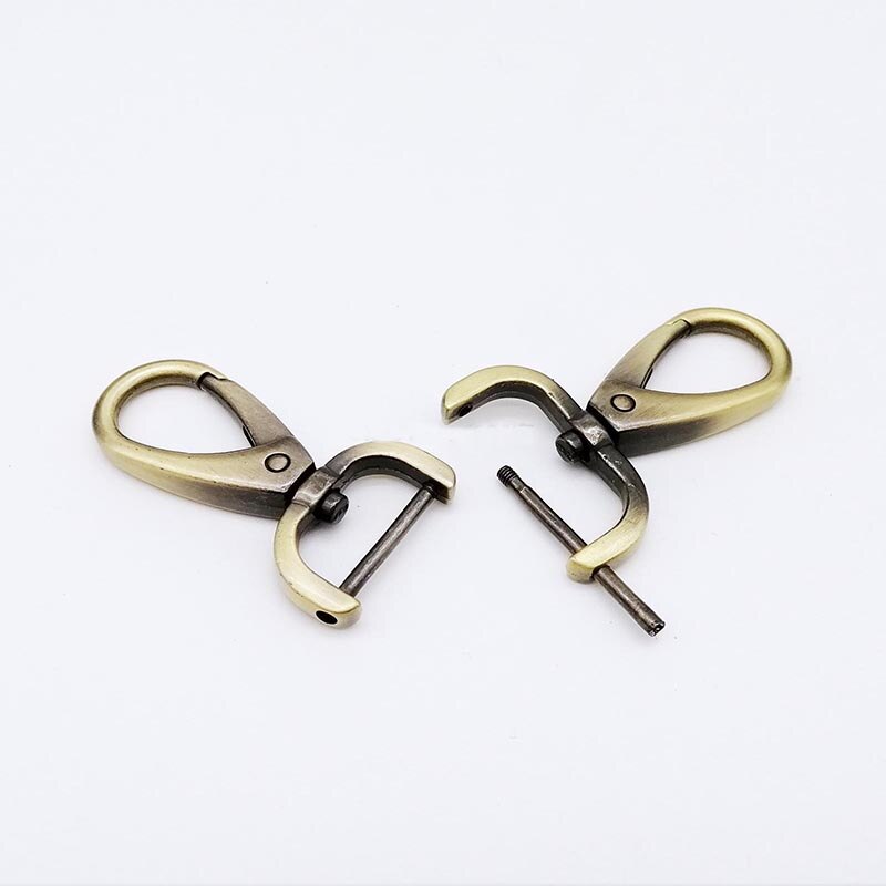 1Pcs Metalen Afneembare Snap Haak Trigger Clips Gespen Voor Lederen Band/Riem Sleutelhanger Webbing Tas Huisdier Leash Haken 2 Maten: A-4 / 25mm