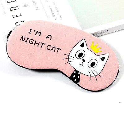 Froid refroidissement glace oeil masque Stress relaxant soulagement sommeil bandeau dessin animé sommeil yeux glace lunettes masque de couchage: 4with ice bag