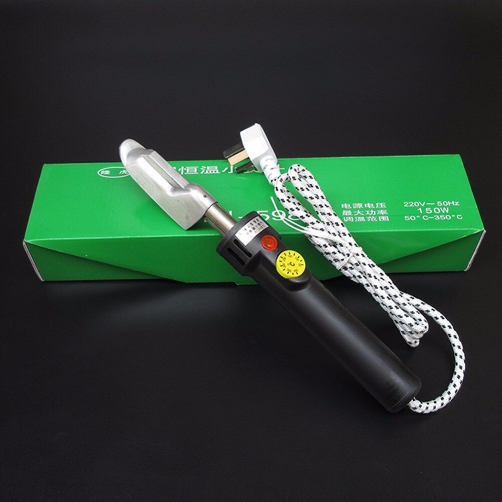 220V 150W 50-350C Graden Verstelbare Mini Elektrische Ijzer Voor Lederen Kleding 87mmX27mm