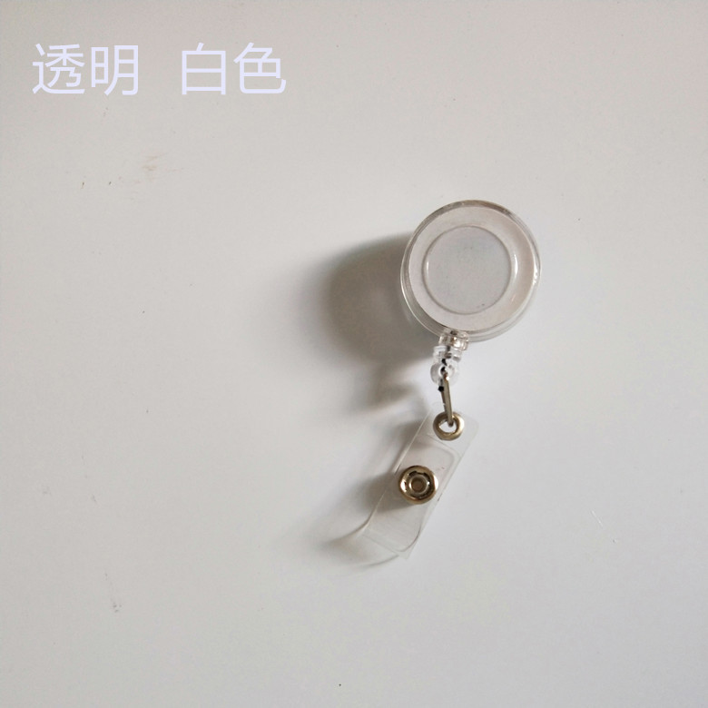 Intrekbare badgehaspel Medische werknemer Werkkaart Clip Arts Verpleegkundige ID Naamkaart Display Tag Personeelskaart Badgehouder Accessoires: Donkergrijs