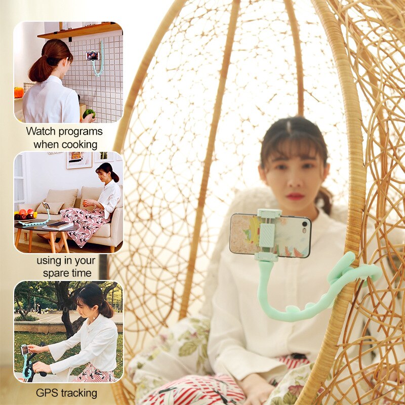 Octopus Rubber Sucker Tripod Selfie Sticks Table Holder For Smartphone 360 Rotate Cell Phone Caterpillar Video Estabilizor Stand