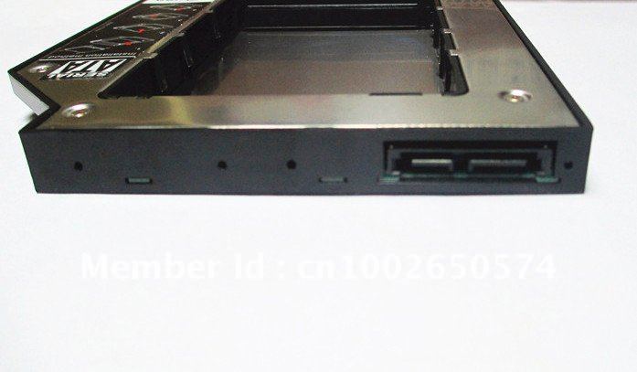 2nd HDD Hard Drive caddy Adapter 12.7mm Universal SATA TO SATA for laptop