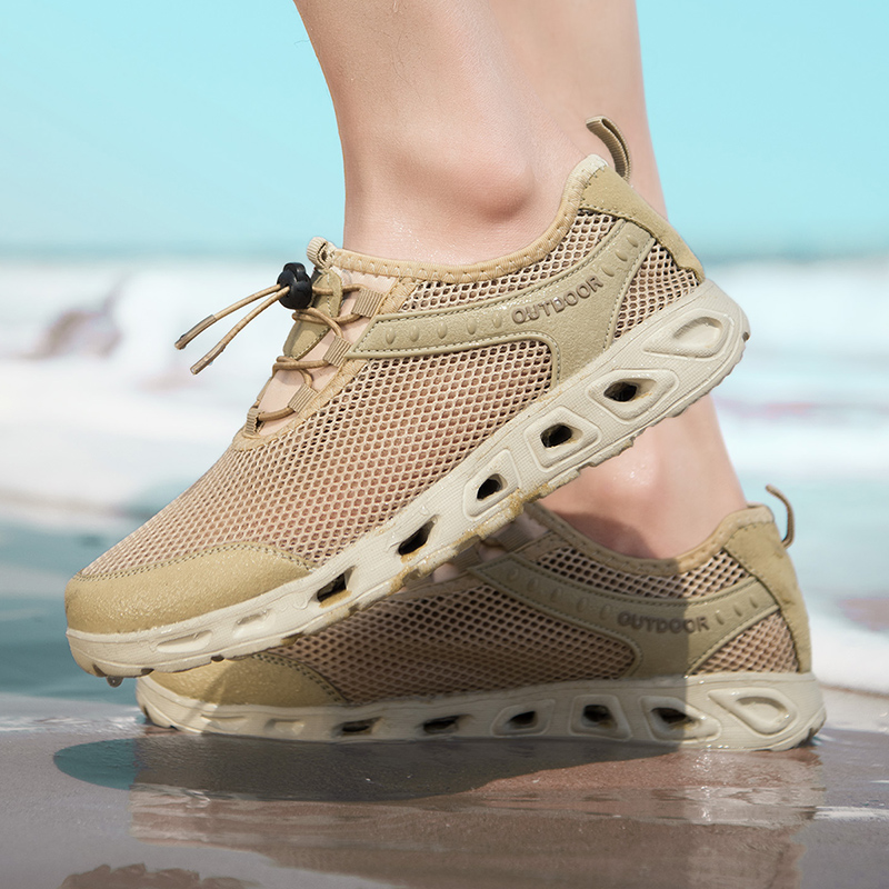 Sommer herresandaler tøfler mann swiftwater nettingdekk lette strandsandaler fiskersko for menn utendørssko