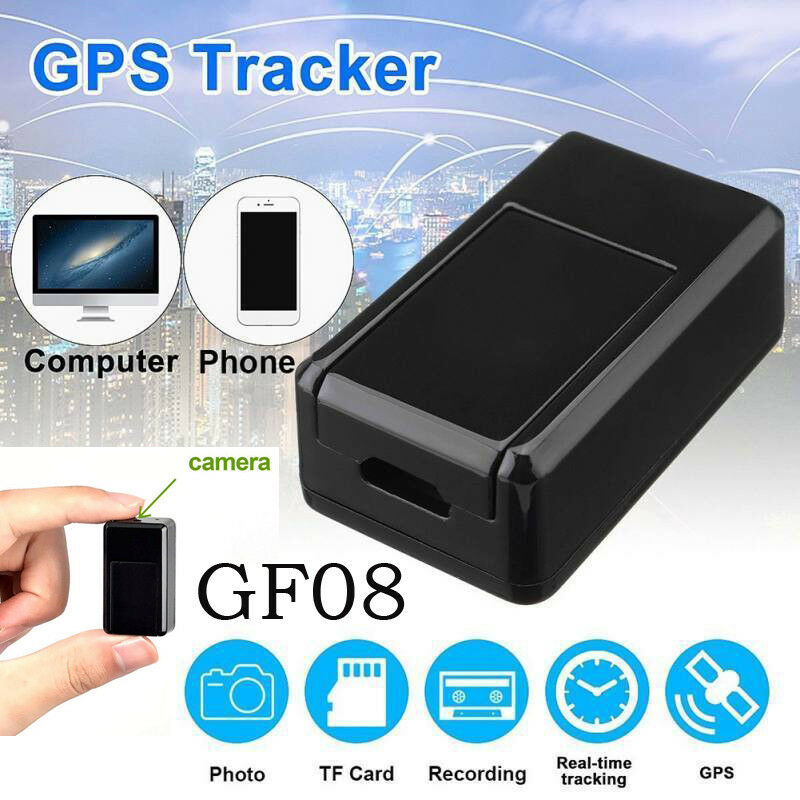 GF-08 Mini GPS Realtime Auto Tracker Locator GSM/GPRS Luisteren Apparaat Gracious