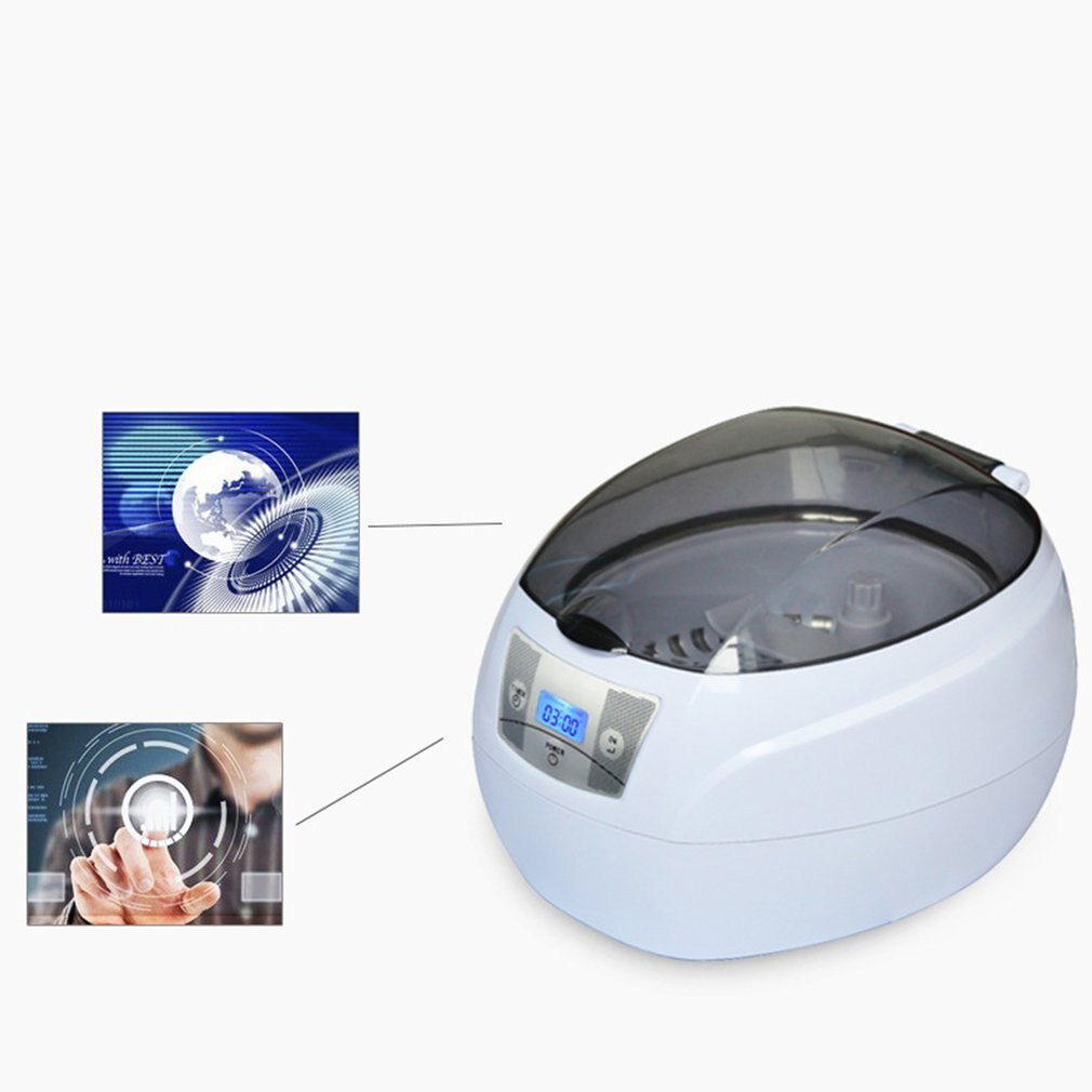 household and commercial ultrasonic disinfection machine Ultrasonic Cleaner J / ewelry Watches Ring Injector Sterilizer EU US