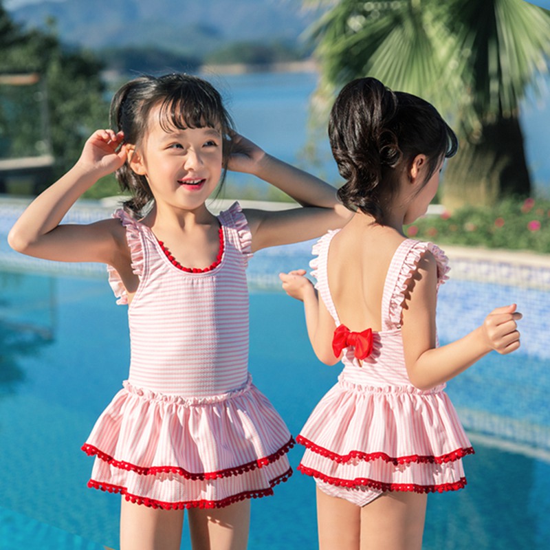 Meisjes Badmode Schattige Kinderen Badpak Met Badmuts Meisje Badmode Badpak Tankini Een Stukken Zwemkleding Kinderen Pro