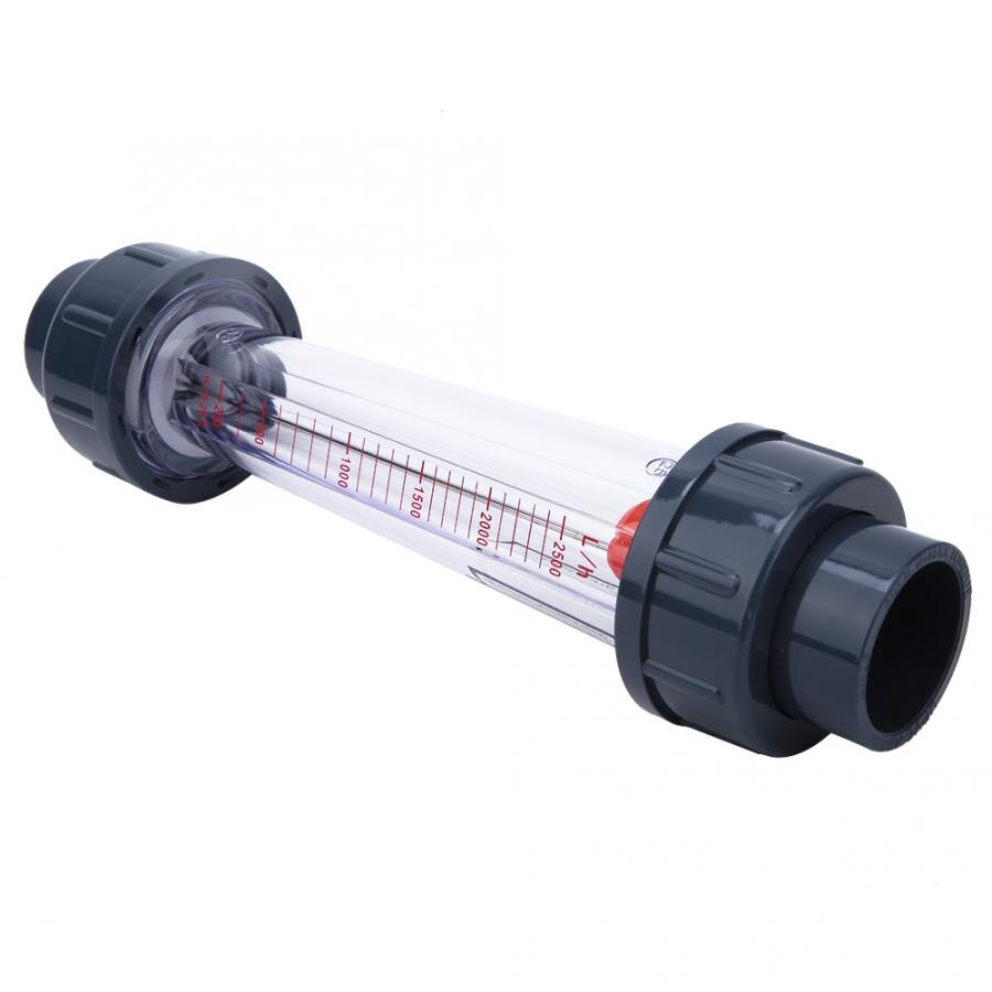 LZS-25(D) Liquid Flow Meter 250~2500L/h ABS Plastic Liquid Flow Rate Gauge High Accuracy Flowing Measuring Tool