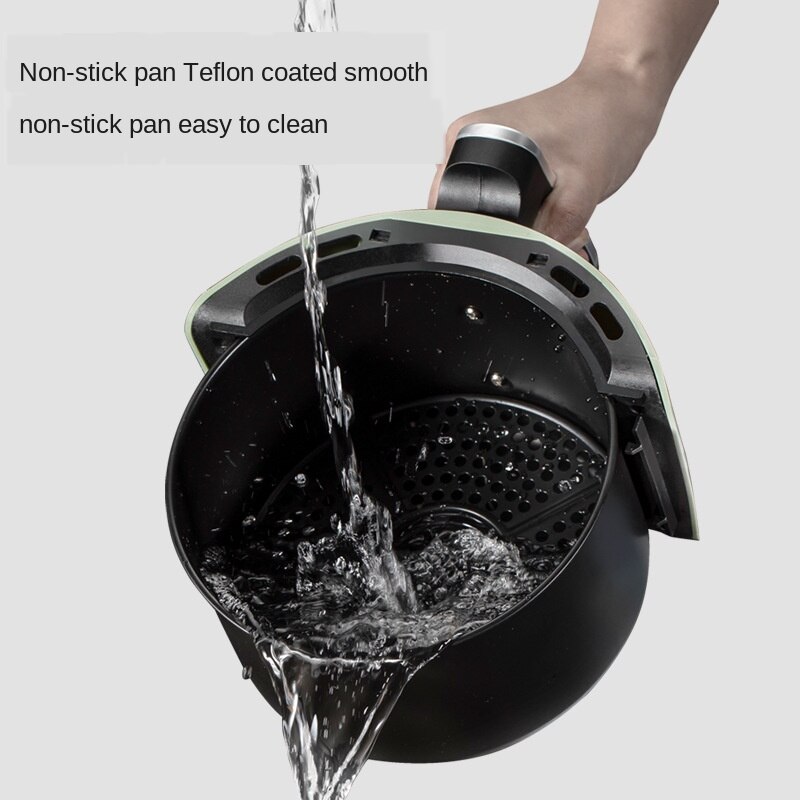 Mini Air Deep-Fried Pot Home Sootless Chips Machine Deep Frying Pan Deep-Fried Pot