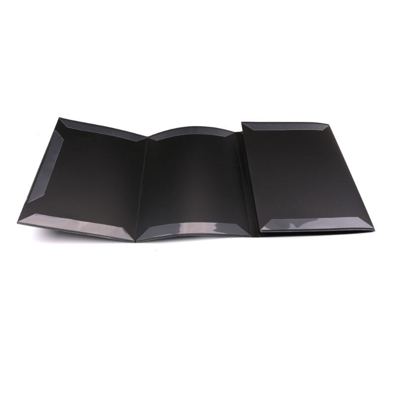 Foldable Piano Music Score Sheet A4 Size 6 Pages Treble Clef Folder Organizer PVC