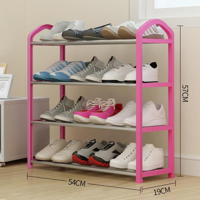 Étagère à chaussures Simple | Porte-chaussures Simple, dortoir économique, porte de femme, anti-poussière, espace de rangement de chaussures, petite étagère à chaussures WF821330: D