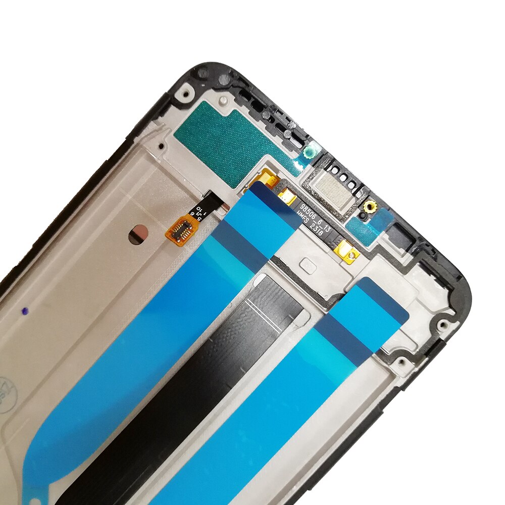 5.45 " lcd med ramme for xiaomi redmi 6 m1804 c 3dg lcd redmi 6a m1804 c 3cg display digitizer berøringsskjermmontering redmi 6a display