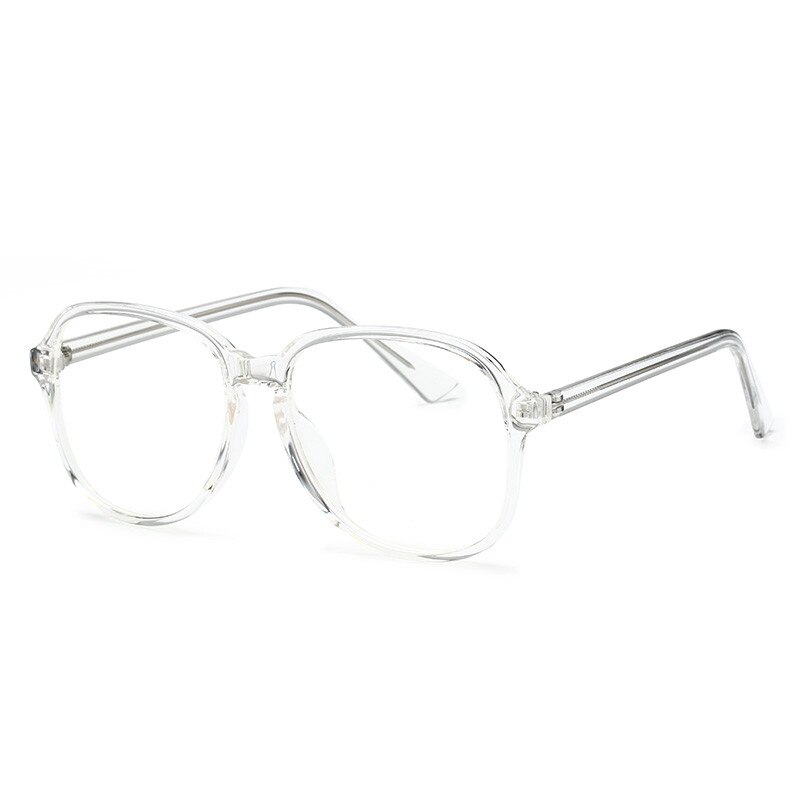 Elbru gennemsigtige runde briller klart stel kvinder brille nærsynethed briller briller stel nørd optiske stel klar