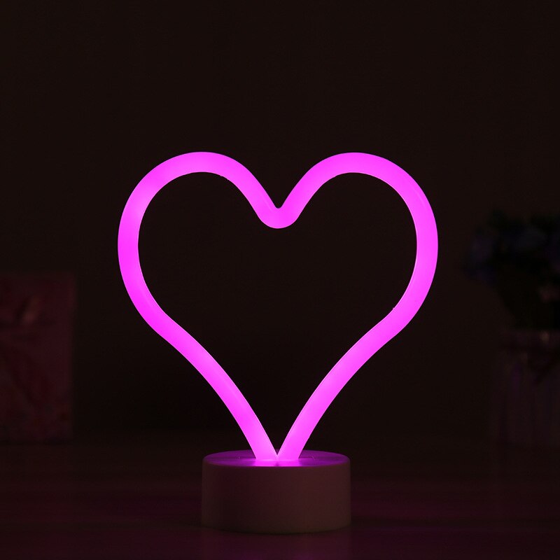 Neonljus färgglad regnbåge anpassad nattlampa för rummet hem fest bröllop dekoration jul neon lampa ins stil belysning: Stil 6