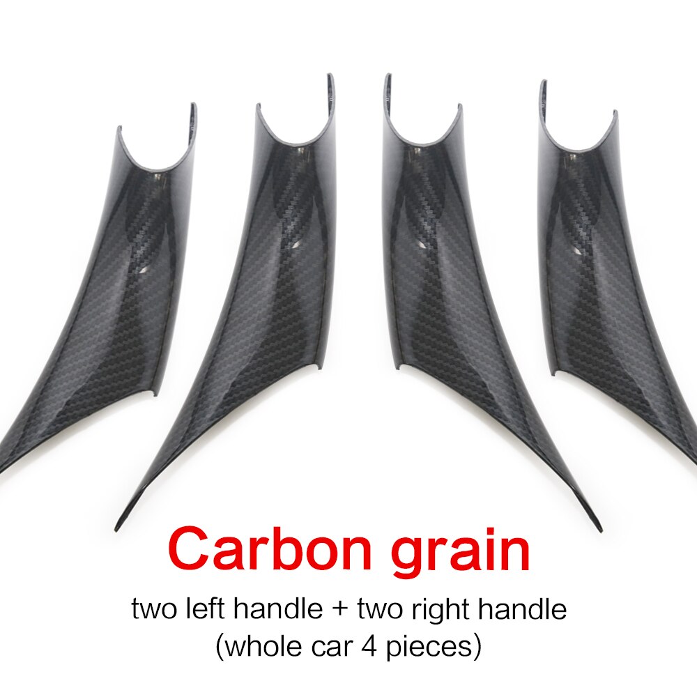 Cubierta de manilla de puerta Interior para coche BMW, embellecedor de molduras para puerta, pegatinas decorativas para BMW Serie 3, 4, 3GT, F30, F32, F34: Champán