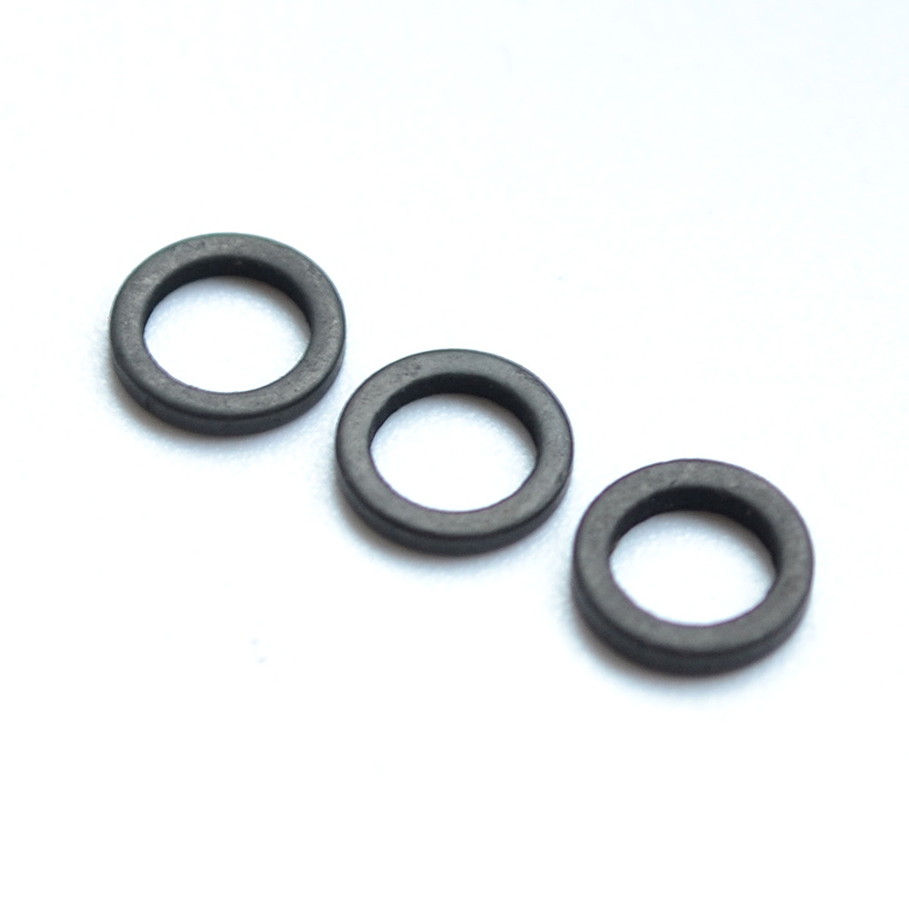 60-delige karpervissen ronde rig-ringen voor haaklink O-ringen 2,0 mm 3,1 mm 3,7 mm 4,4 mm 5,1 mm