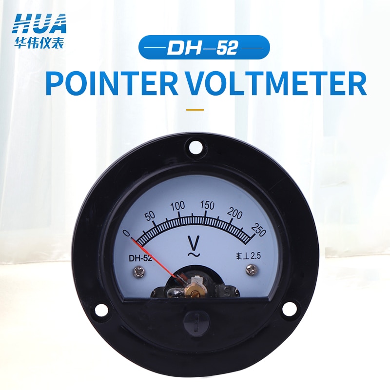 Dus-52/DH-52 Ac Analoge Voltmeter 5V10V15V20V30V40V50V100V150V200V250V300V400V500 Factory Direct Selling, Volledige Specificaties