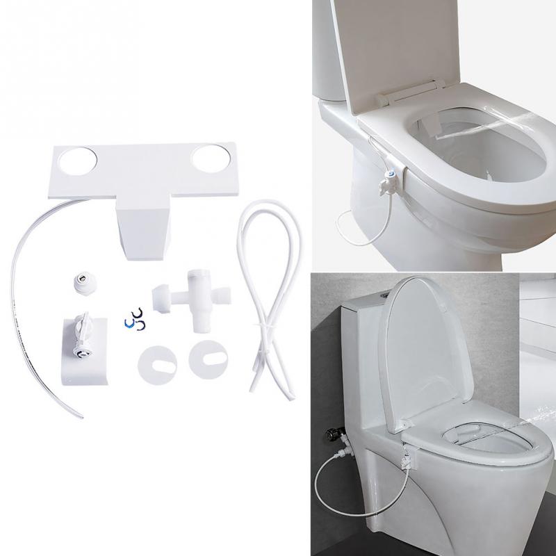 1Pc Wc Doorspoelen Sanitaire Apparaat Bidet Waternevel Seat Praktische Toilet Sproeier Nozzle Bidet Deel Schoonmaken Adsorptie #1026