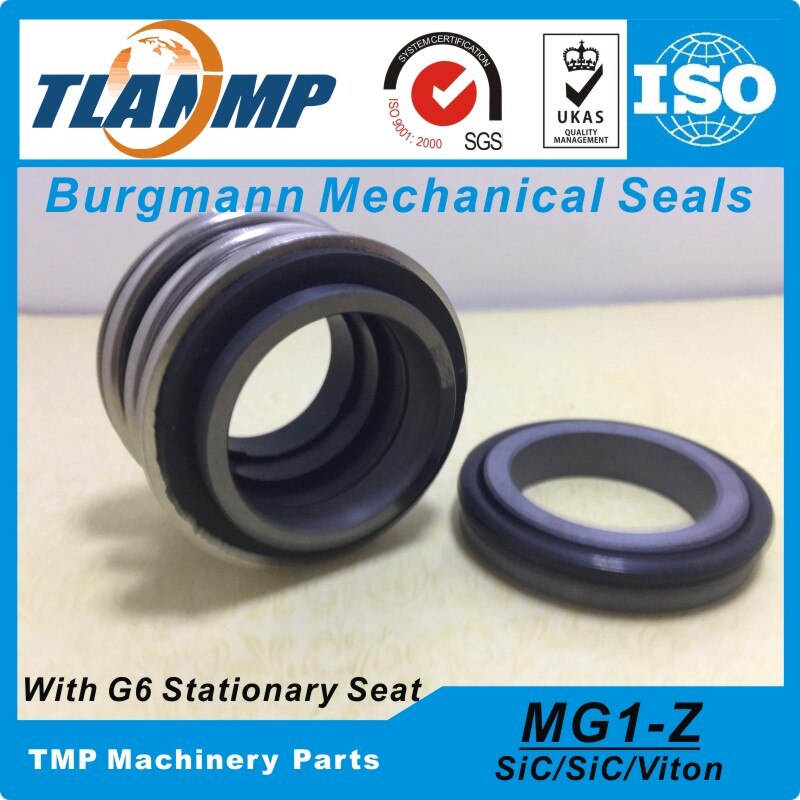 MG1/16-Z , MG1/16-G6 Burgmann Mechanical Seals , MG1-16 with G6 stationary seat (Materia:S/S/VIT) MG1-16