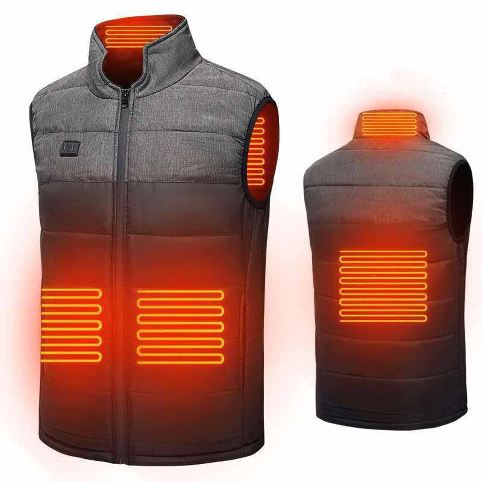 Outdoor Warm Clothing Heated For Riding Skiing Fishing Charging Via Heated Coat Usb Electric Warmer Clothes Unisex #3