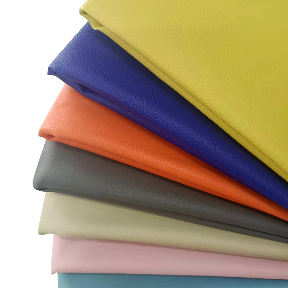 Tissu en Faux cuir PVC synthétique, 50x70cm, petit, épais, motif galets, Litchi, couleur Pure, pour bricolage, décoration de la maison