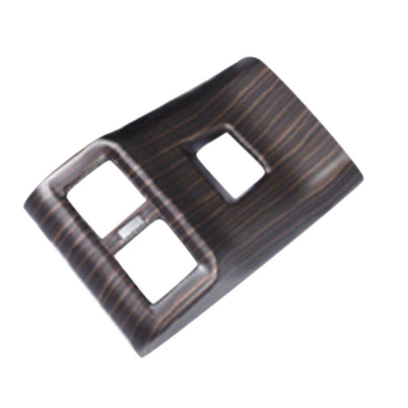 Wood Grain Rear Air Vent Outlet Cover Trim Rear Air Outlet Vent Panel Anti-Kick Panel For Toyota RAV4