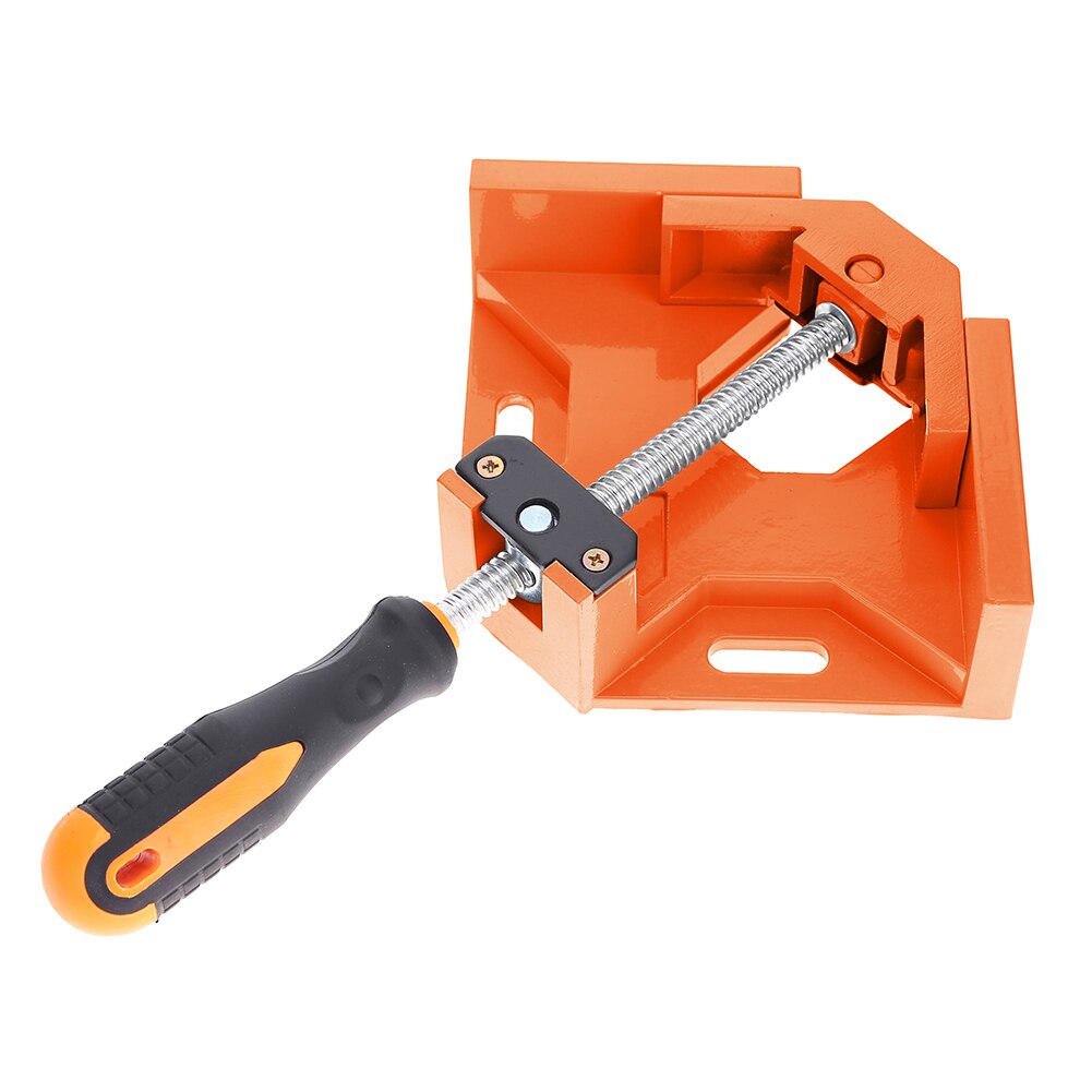 90 Degree Adjustable Right Angle Clamp Single Handle Aluminium Corner Clamp Woodworking Frame Clip Alloy Hardware Tool Clamp