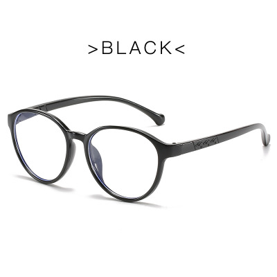 Anti-blåt lys briller børnemærke retro rund brillestel trendy slikfarve stel briller drenge pige: C1