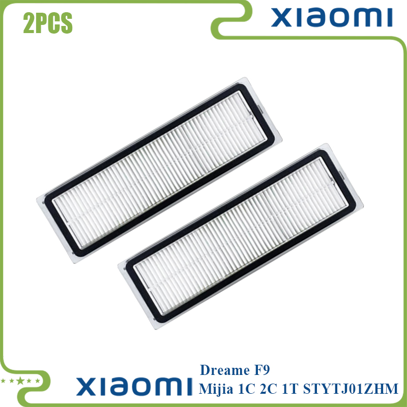 Para Xiaomi Mijia 1C 1T STYTJ01ZHM Mi Robot aspirador fregona Dreame F9 filtro Hepa Cepillo Lateral principal paño de mopa accesorios de limpieza: Rosa