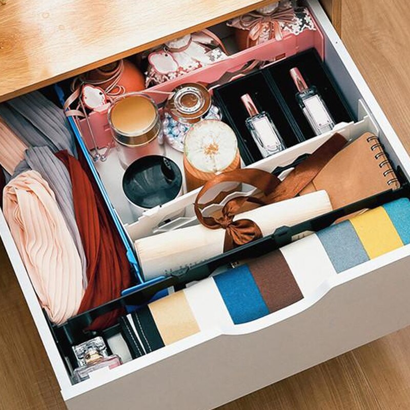 Storage Organizing Drawer Partition Freely retractable partition Household storage combination portable partition Drawer Organiz