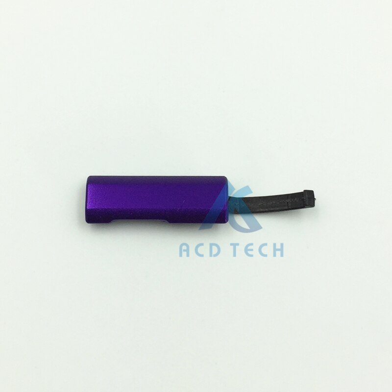 100% puerto de carga USB Original tapa de enchufe de polvo cubierta de ranura de puerto para Sony Xperia Z Ultra XL39H C6802 C6833: Púrpura