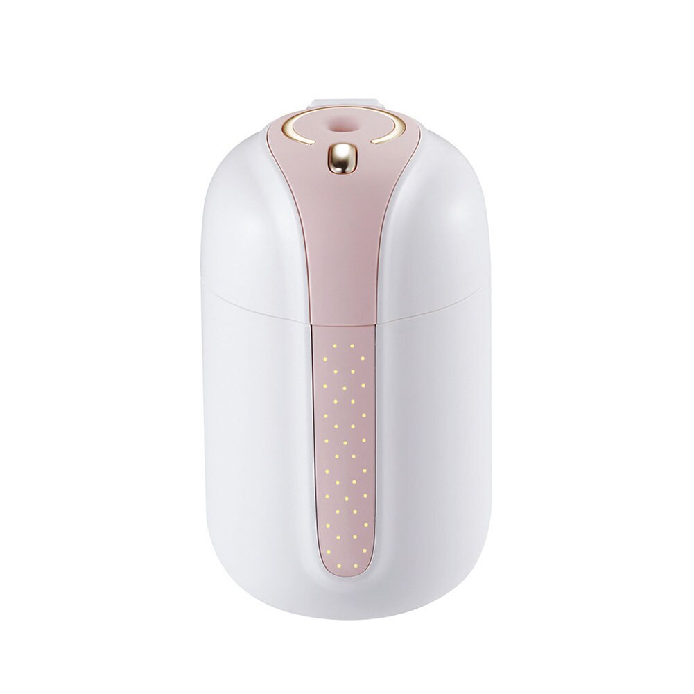 Cool Mist Maker Air Humidifier Purifier Portable 300ml Humidifier Usb Ultrasonic Dazzle Cup Aroma Diffuser: Pink