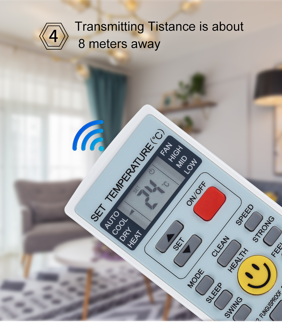 YKR-H/209E Air Conditioner Remote Control for AUX Air Conditioner (YKR-H/209E)
