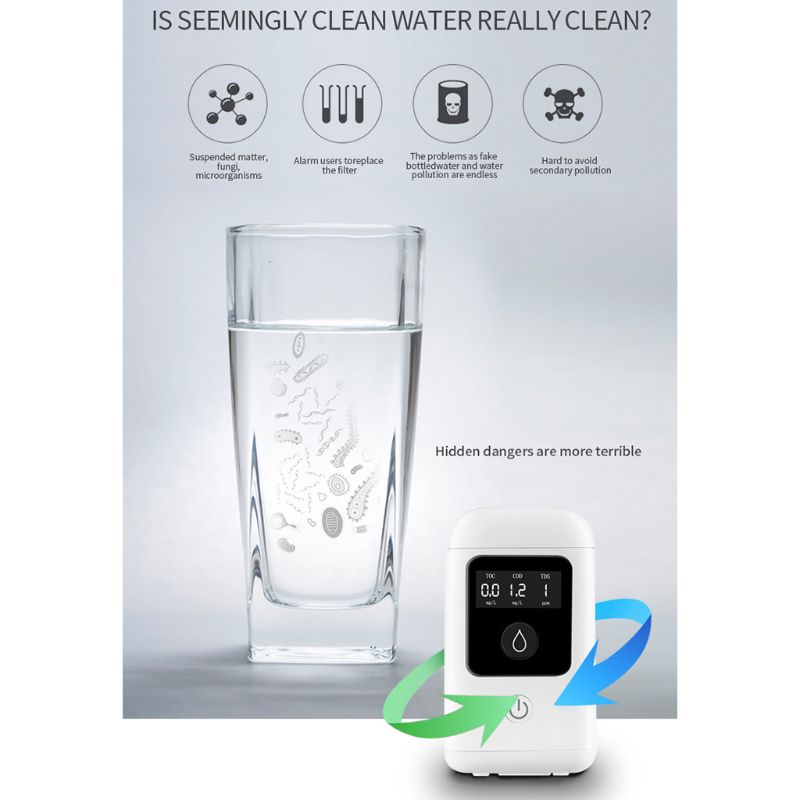 Water Detector TDS/TOC/COD Testing Drinking Water Bacteria Test Tool