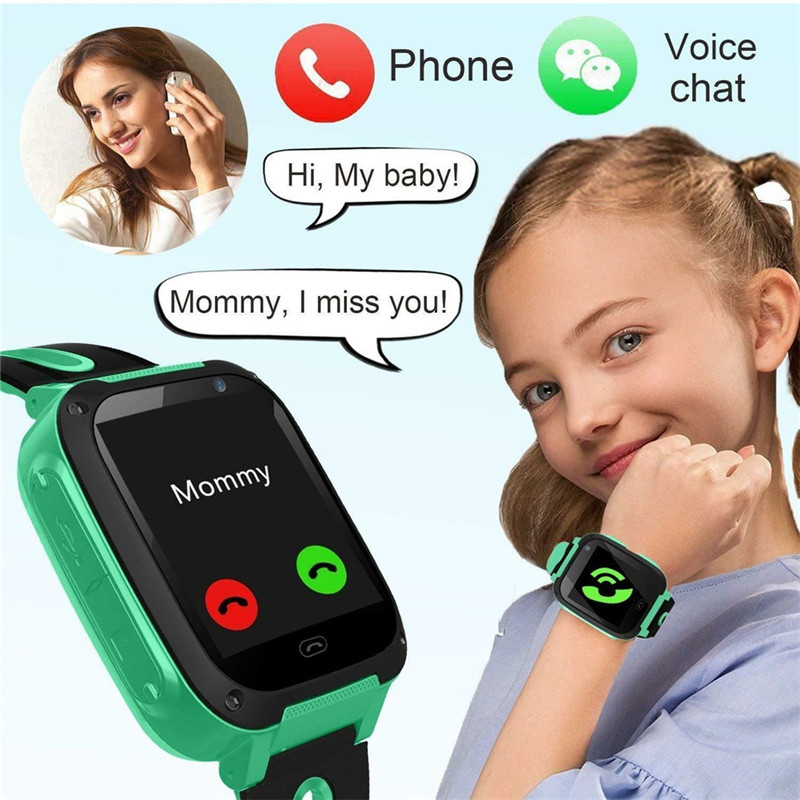 Best Selling Kids Smartwatch Stand Door LBS/GPS SIM Kaart Kind SOS Call Locator Camera Screen Wearable-Apparaten unisex Klok # F