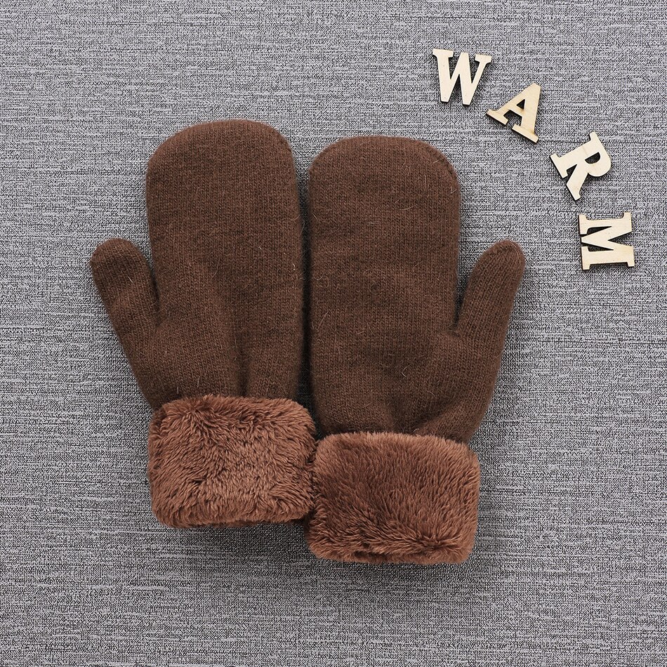 Winter Handschuhe für Große Mädchen warm Outwear Fäustlinge Erwachsenen betroffen Vlies Handschuhe Teenager freundlicher Anti Kalt Zubehör Schwarz Grau Beige